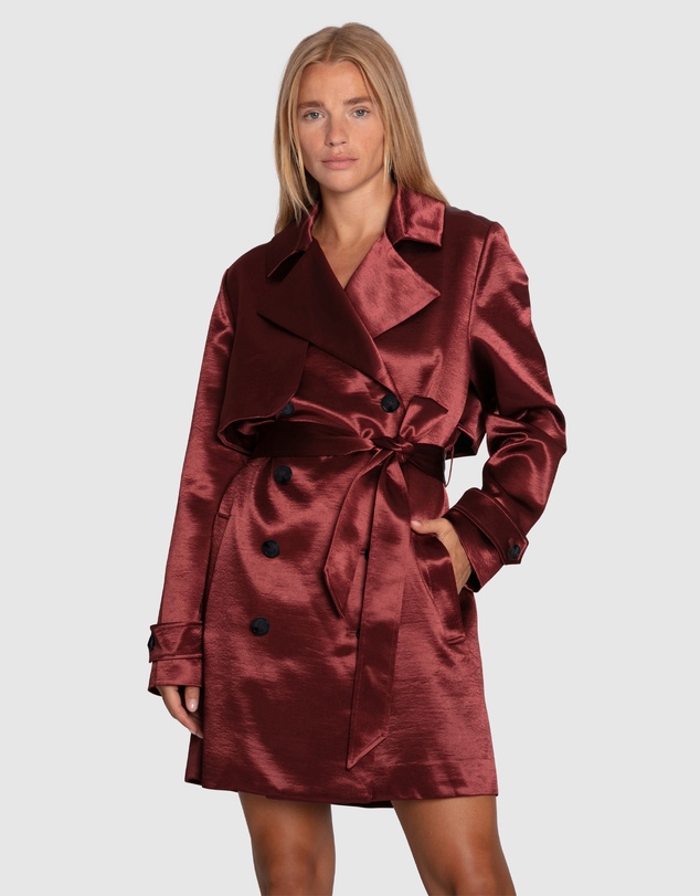 Belle & Bloom - Will You Stay Trench Dress