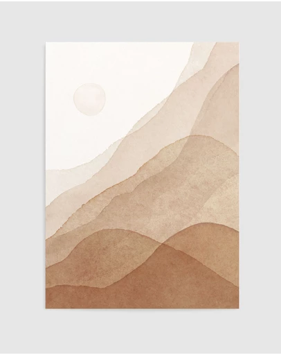 Olive et Oriel - Earthen III Art Print