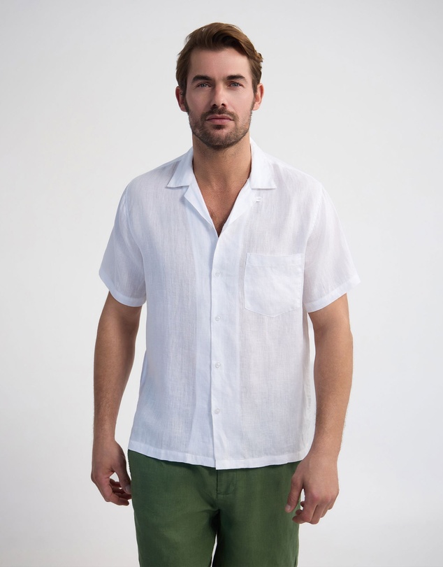 Oxford - Griffin French Linen Short Sleeve Shirt