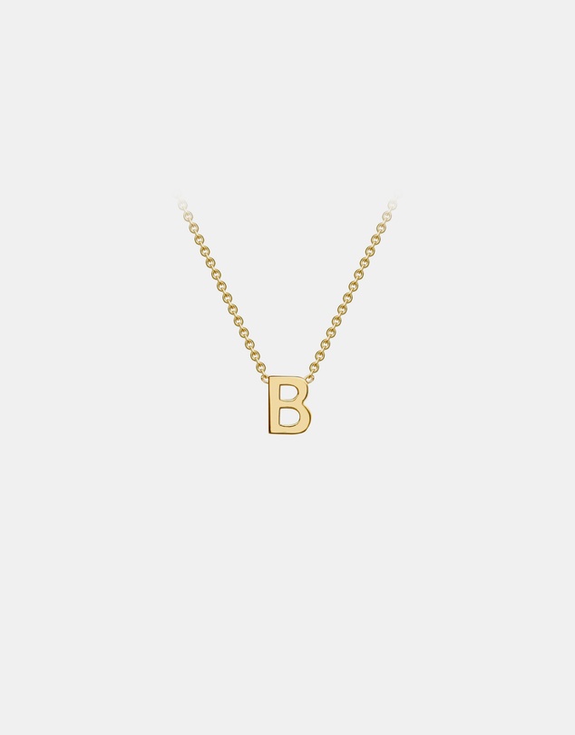Zoe Olivia - 9K Gold Initial B Necklace