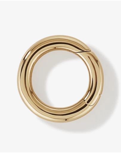 Michael Hill - Polished Circle Pendant Connector in 10k Yellow Gold