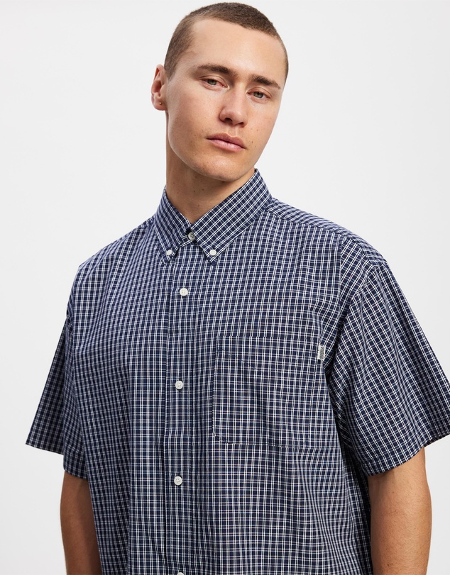 S Double - Ground Plaid SS Shirt