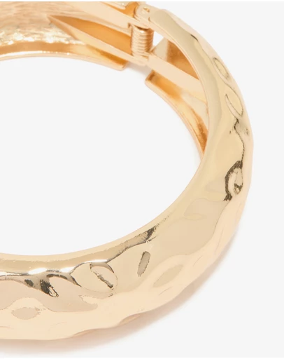 Lovisa - Gold Hammered Classic Bangle