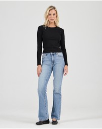 Rolla's - Pointelle Classic Long Sleeve Top