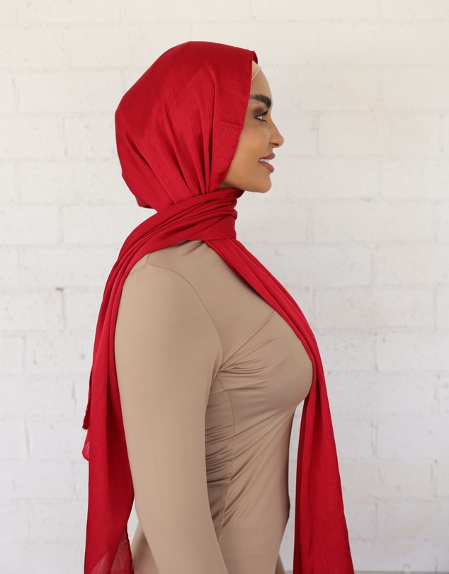 Mod Squad - Crinkle Satin Hijab