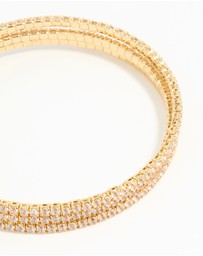 Lovisa - Gold Plated Cupchain Wrap Bracelet