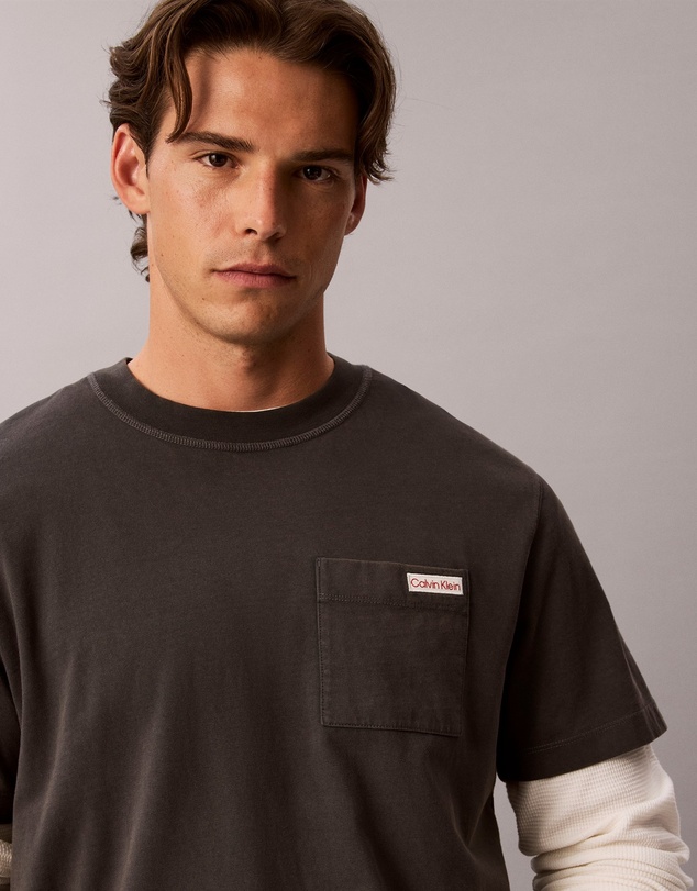 Calvin Klein Jeans - Washed Cotton Pocket T-Shirt