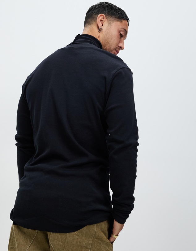 Surrounded By Ghosts - The Atacamite Slim Rib Knit Turtle Neck T-Shirt