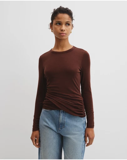 Country Road - Jersey Wrap Top