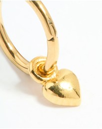 Lovisa - Gold Plated Surgical Steel Micro Heart Clicker