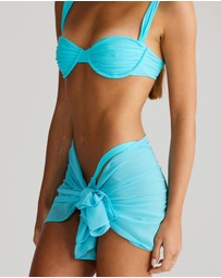 Vacay Swimwear - Catalina Sarong Aqua