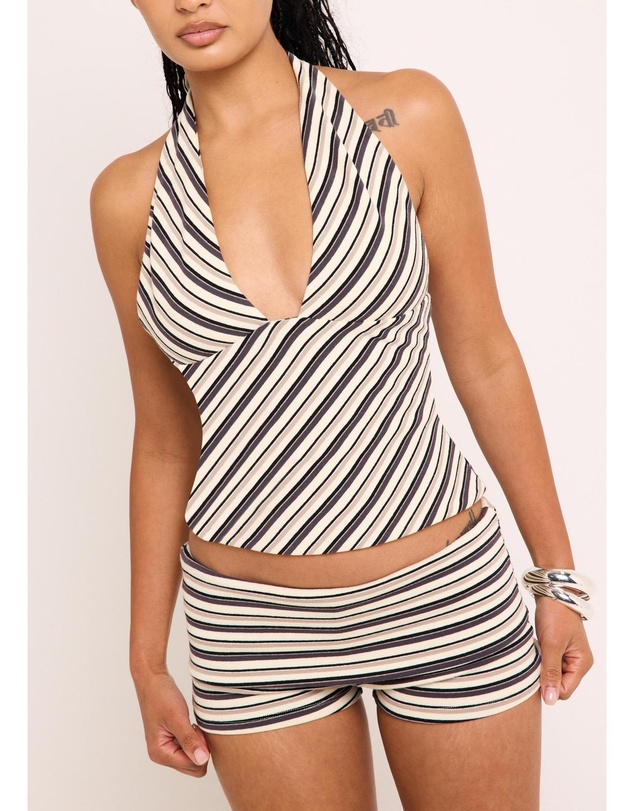 Insight - Danni Stripe Halter Top