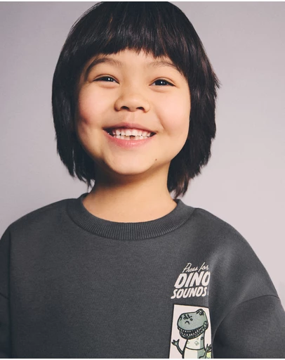 M.N.G - Toy Dino Sweatshirt - Babies-Kids