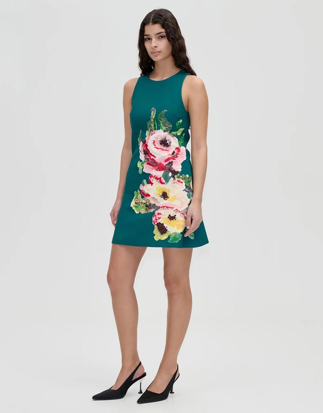 Stine Goya - Heavy Crepe Garter Mini Dress