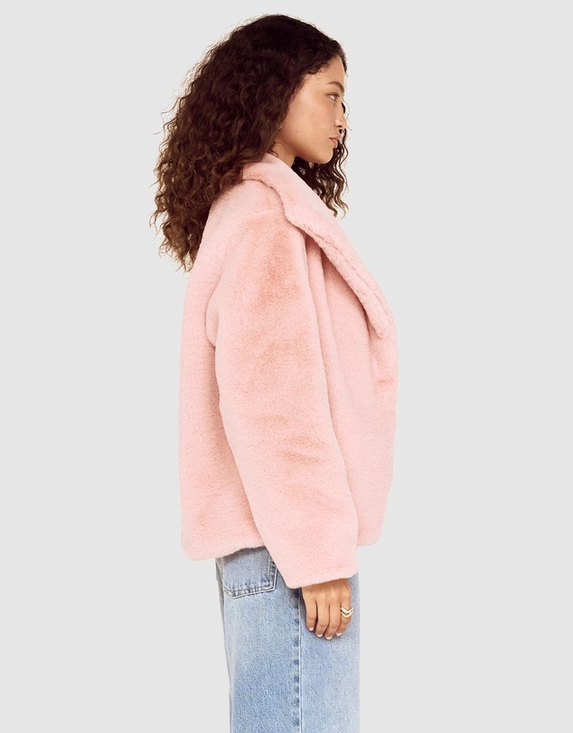 MINKPINK - Sigrid Faux Fur Coat