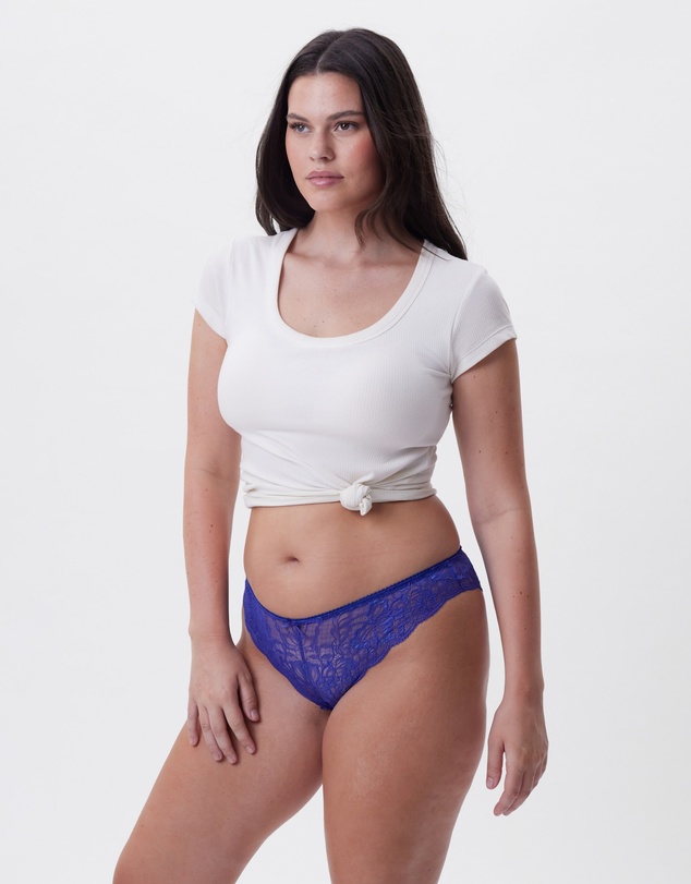 Bras N Things - Romance Brazilian Knicker - Dark Blue