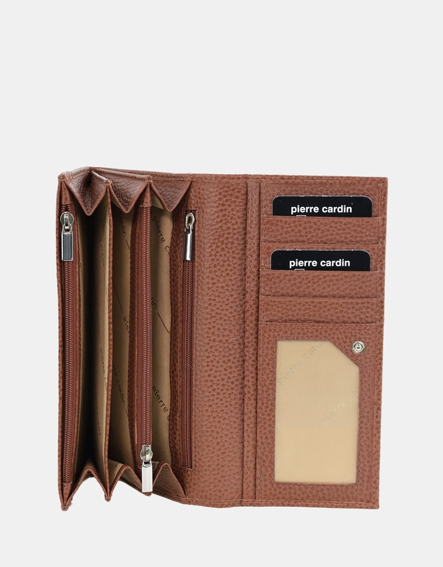 Pierre Cardin - Pierre Cardin Rustic Leather Ladies Wallet