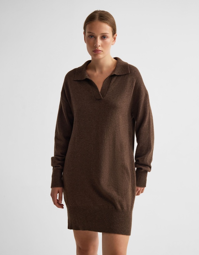 Oxford - Kennedy Wool Blend Polo Dress