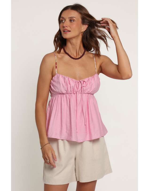 Petal & Pup - Makkie Bow Back Top - Pink