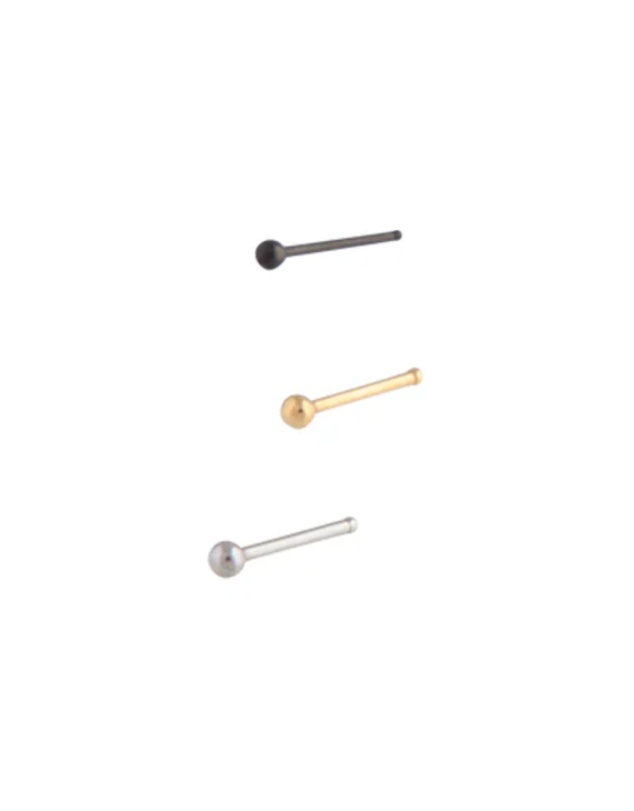 Lovisa - Mixed Metals Nose Ring Stud 6-Pack
