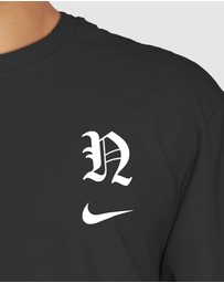 Nike - Gothic Letter Long Sleeve Hydroguard Top