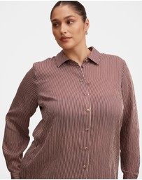 Forever New Curve - Solara Curve Striped Shirt