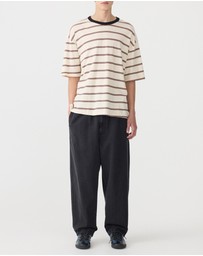 Bassike - Stripe Boxy T-Shirt