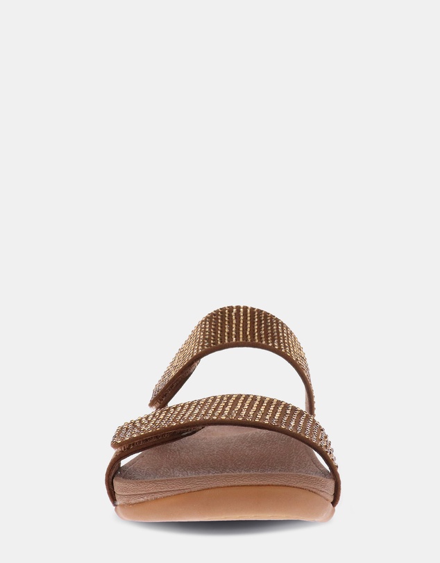 Mia Vita - Avoca Slide - Bronze Rhines Stone