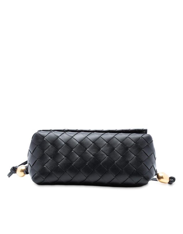 Pre-Loved by Azura Reborn - Pre-Loved Nappa Intrecciato Pouch On Strap Crossbody