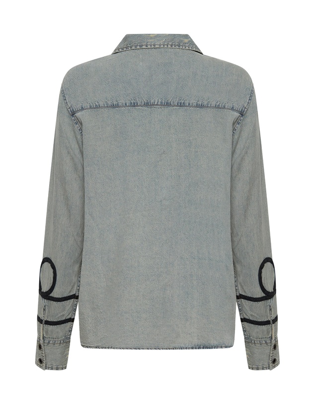 ONE TEASPOON - Western Denim Shirt - Old Blue