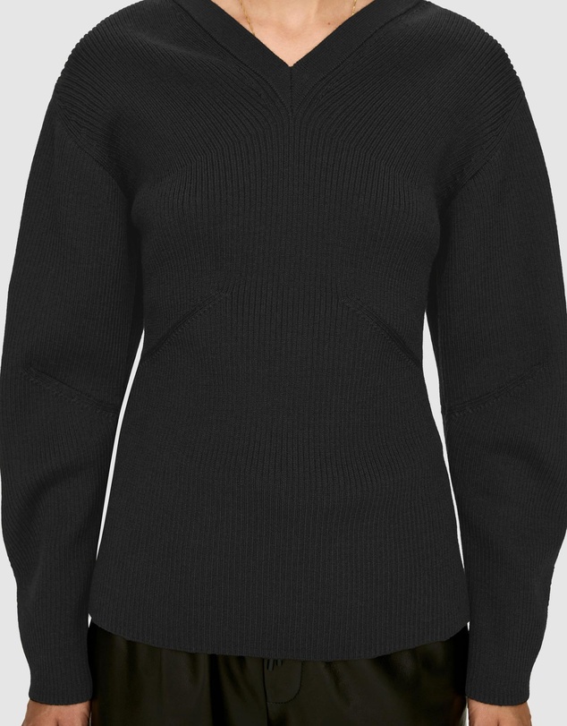ARKET - V-Neck Wool-Cotton Jumper