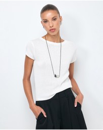 AERE - Lee Organic Cotton Knit Top