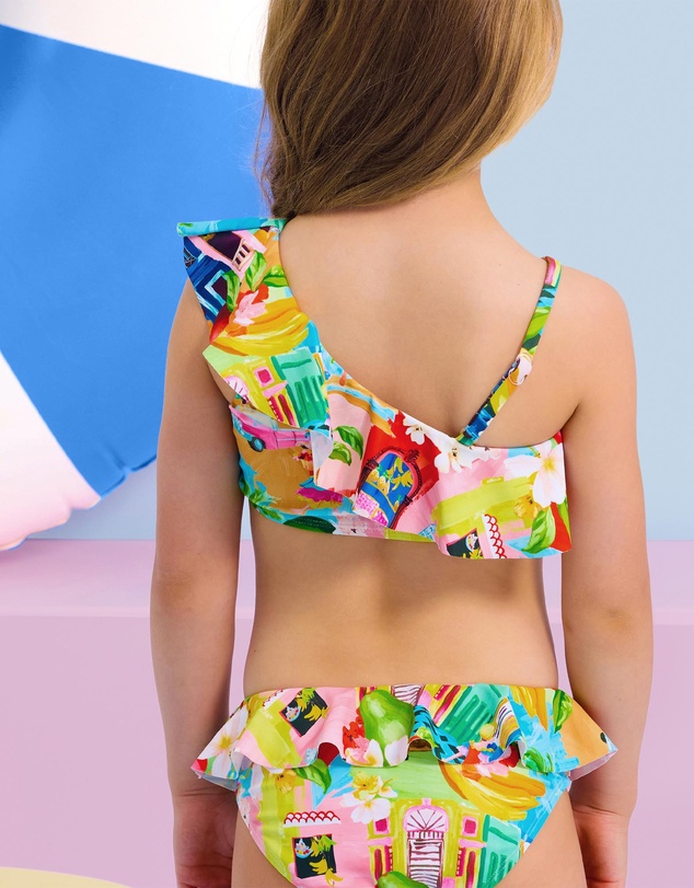 Seafolly - Shoulder Frill Bikini Set - Kids