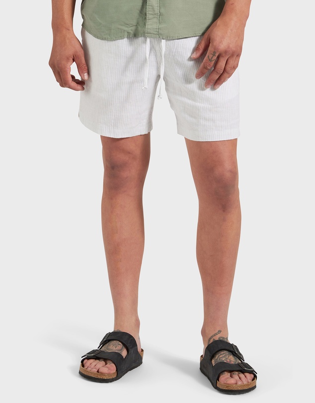 Academy Brand - Stripe Riviera Linen Short