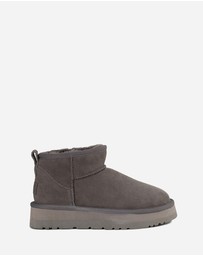 Ozwear Connection Uggs - Ugg Classic Platform Ultra Mini Boots (Water Resistant)