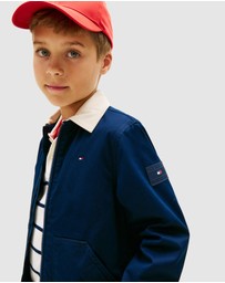 Tommy Hilfiger - Boys Essential Contrast Collar Zip-Thru Jacket - Teens
