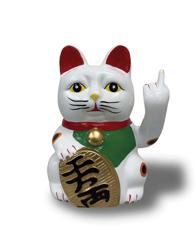 Urban Attitude - Urban Attitude Cheeky Un-Lucky Cat