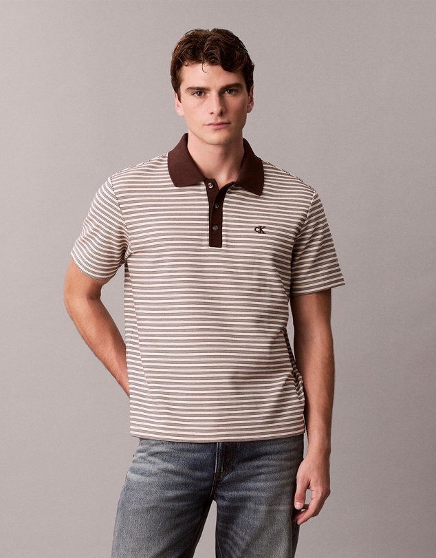 Calvin Klein - Ottoman Stripe Polo Shirt