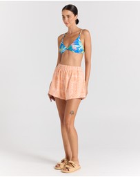 Poolside Paradiso - Mai Tai Short - Peach