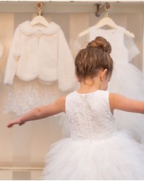 Bebe by Minihaha - Waterfall Tulle Dress Ankle Length 3-7 Yrs