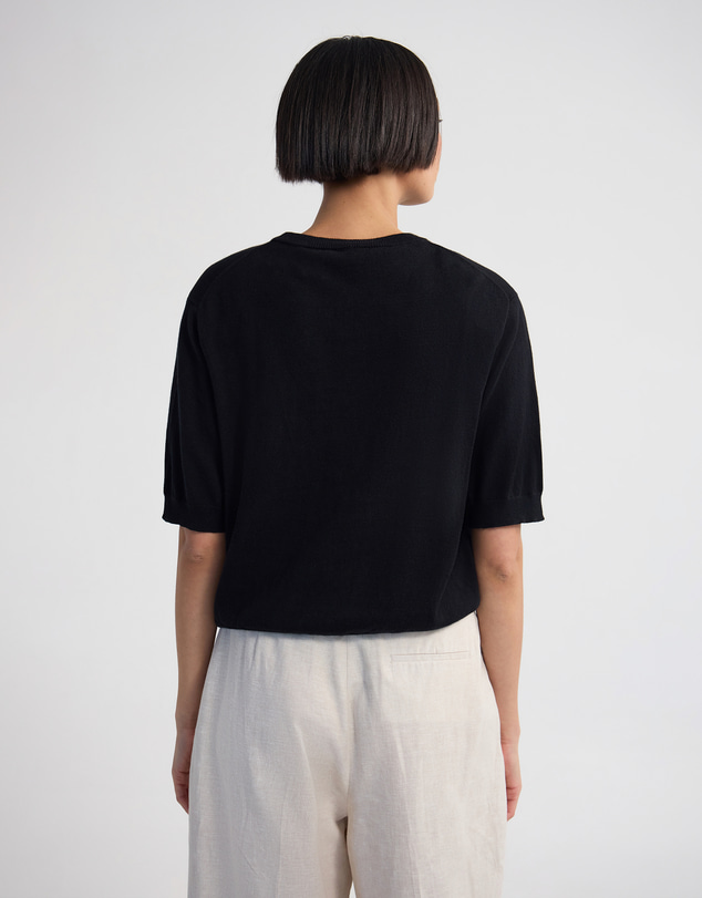 Oxford - Leeta Cashmere Blend Shldr Pad Knit