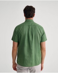 Oxford - Leyton French Linen Short Sleeve Shirt