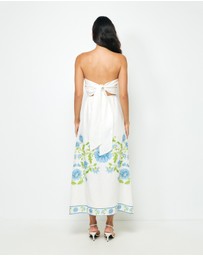 AERE - Elladia Strapless Midi Dress
