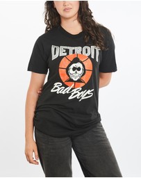 Vintage by The Real Deal - Pre Loved - Vintage 80s NBA Detroit Pistons 'Bad Boys' Tee