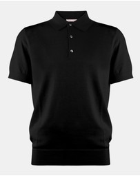 Henry Bucks - McKinnon & Co Cotton Silk Button Polo