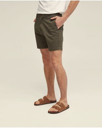 Oxford - Tom Cotton Stretch Shorts
