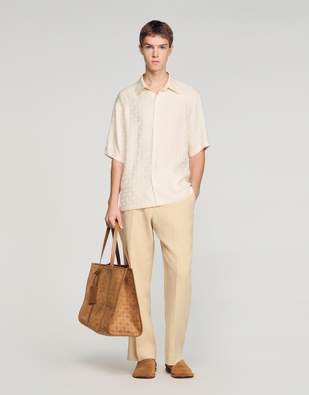 Sandro - Jacquard Cross Mc Shirt