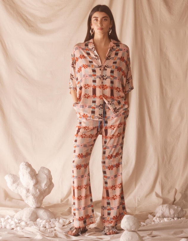 KINGA CSILLA - Cuore Luna Flare Pants