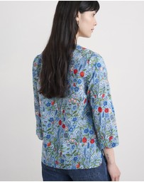 Seasalt - Seasalt Cornwall Blue Watercolour Sketch Top