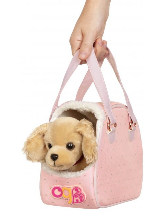 Our Generation - 6 Inch Cocker Spaniel Pup with Bag and Accessories